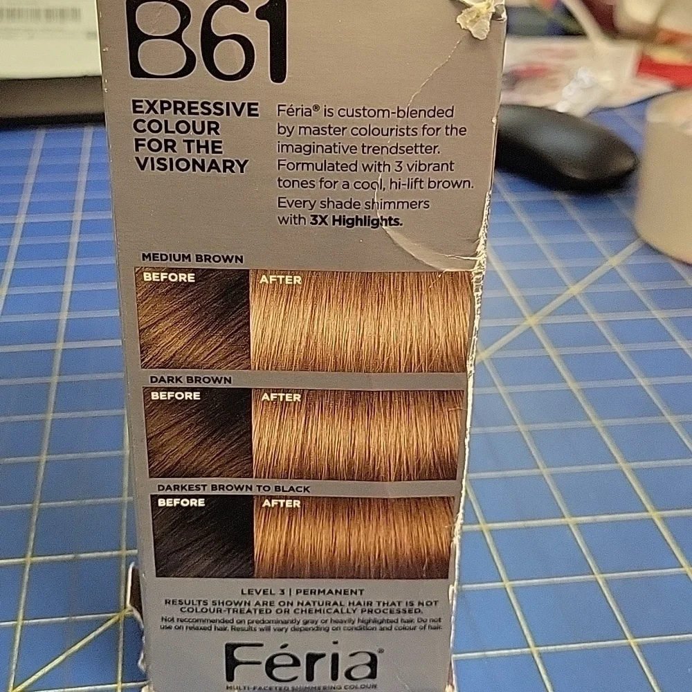 L'Oreal Feria Multi-Faceted Shimmering Colour, Light Brown New